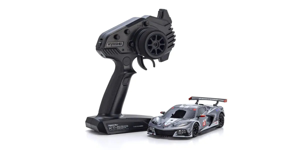 KYOSHO MINI-Z MR04, RWD, Corvette C8-R Gun Metal/White (W-MM