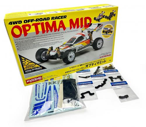 KYOSHO OPTIMA MID, LEGENDARY SERIES 4WD KIT, KOSWORK EDITION  