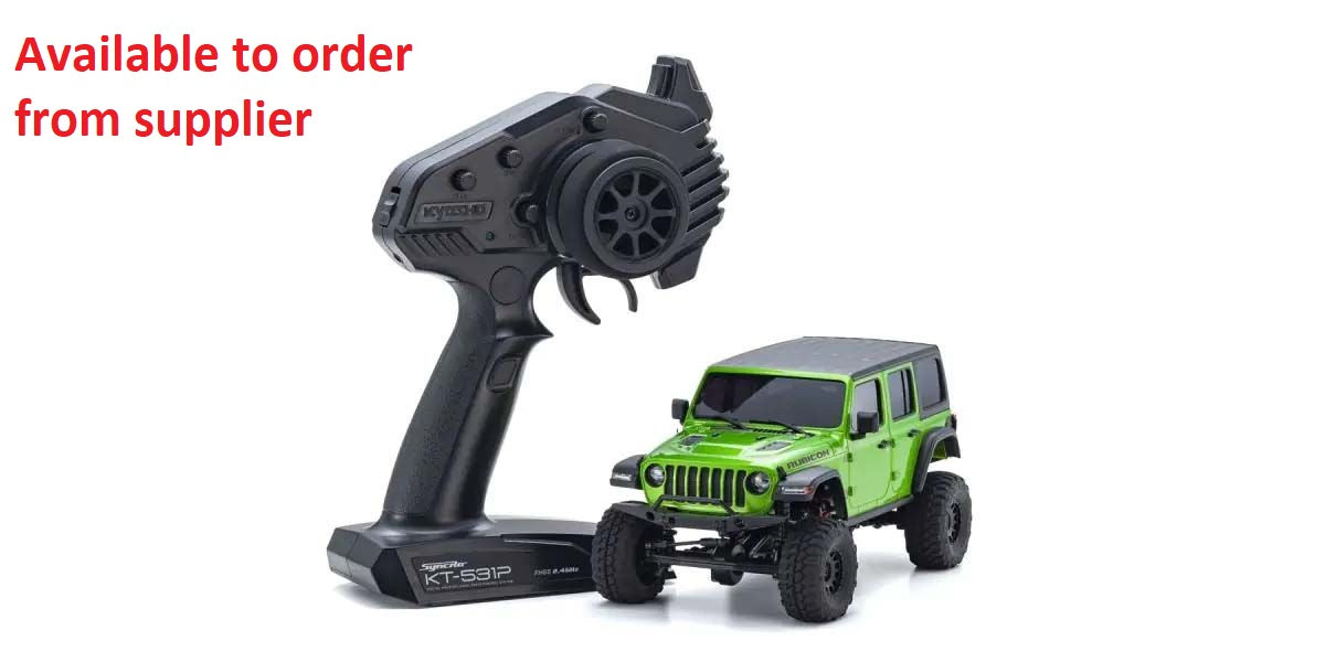 KYOSHO Mini-Z 4X4 MX-01 Jeep Wrangler Unlimited Rubicon Green