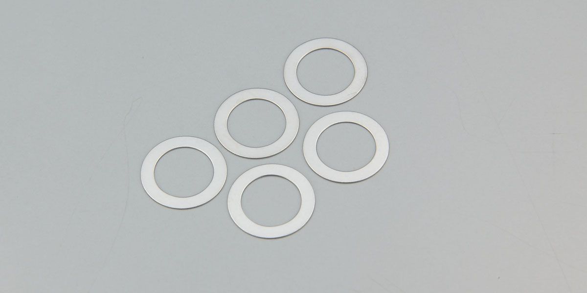 Kyosho Set Spessori 10 X 12 Mm (0,1 Mm / 0,2 Mm) - 8 Pezzi (KYO96647)