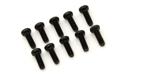KYOSHO TP BIND SCREWS, 10 PIECES, M2.0 x 8mm, 1-S02008TP