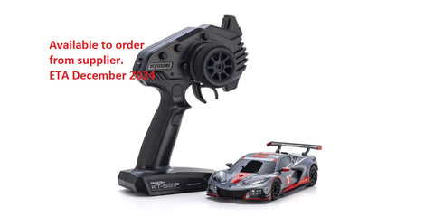 KYOSHO MINI-Z MR04, RWD, Corvette C8-R Gun Metal/Red (W-MM) READYSET, 32356GM/R