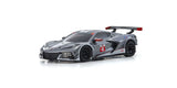 KYOSHO MINI-Z MR04, RWD, Corvette C8-R Gun Metal/White (W-MM) READYSET, 32356GM/W