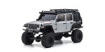 KYOSHO Mini-Z 4X4 MX-01 Jeep Wrangler Rubicon Silver Metallic Readyset 32528S