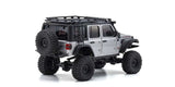 KYOSHO Mini-Z 4X4 MX-01 Jeep Wrangler Rubicon Silver Metallic Readyset 32528S