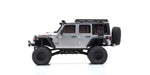 KYOSHO Mini-Z 4X4 MX-01 Jeep Wrangler Rubicon Silver Metallic Readyset 32528S