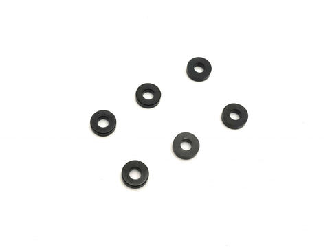 KYOSHO, Alloy Collars, 3x7x2mm Black (6) 97059-02BK