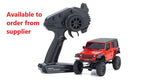 KYOSHO Mini-Z 4X4 MX-01 Jeep Wrangler Rubicon Red Readyset 32521R