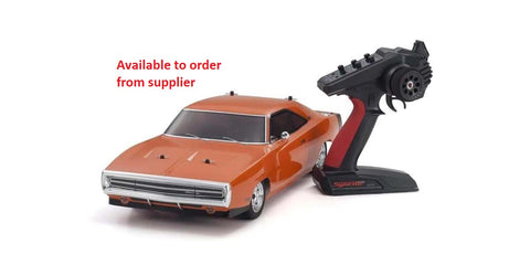 Kyosho Fazer MK2 (L) Dodge Charger 1970 Orange 1:10 Readyset: 34417T1C