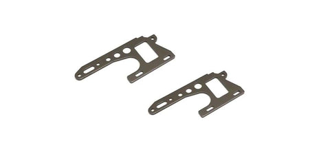 KYOSHO LEGENDARY SERIES, OPTIMA PRO, Front Side Plates, Gunmetal, OT214GM