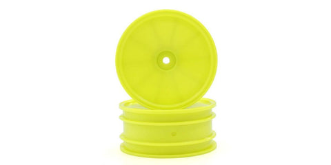 KYOSHO, Dirt Master, Front Dish Rims, Yellow Wheels 2.2 (2) OTH247Y