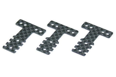 KYOSHO MINI-Z MR03, CARBON REAR SUSPENSION PLATE SET (SOFT) MM/LM TYPE, MZW403S