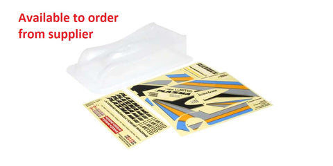 Kyosho Plazma MK3 EP Clear Bodyshell with Decals 1:12, EFB003