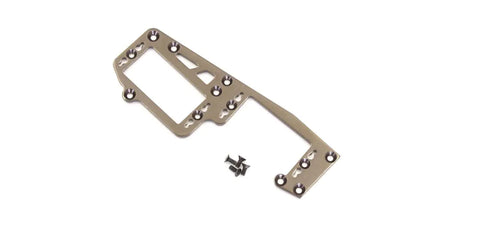 KYOSHO INFERNO MP9, Radio Plate (DARK GUNMETAL) IF480