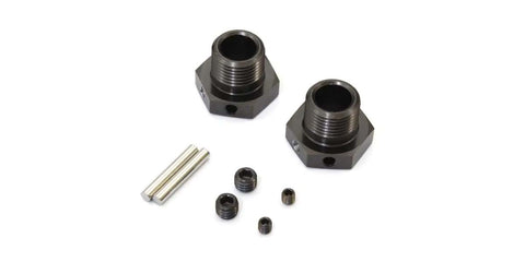 KYOSHO INFERNO NEO MP9 MP10, 17mm Wheel Hub (hex) Gunmetal, IFW625B