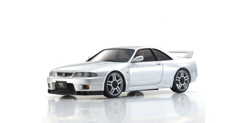 KYOSHO MINI-Z AUTOSCALE, NISSAN SKYLINE GT-R (R33) Silver, AWD, MZP468S