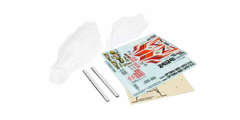 KYOSHO Turbo Optima Mid Special Body & Under Body + DECALS, OTB252