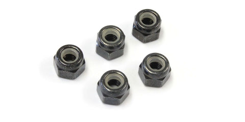 KYOSHO NYLON LOCK NUTS, M4 x 5.5mm (5) 1-N4055N