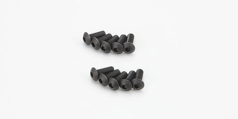 KYOSHO BUTTON HEAD SCREWS (10), HEX M3 x 8, 1-S13008H