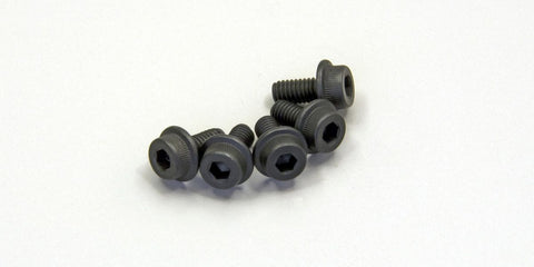 KYOSHO MP9 MP10 CAP HEAD FLANGED SCREWS, (5), M4 x 8mm, 1-S24008F