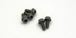 KYOSHO CAP HEAD FLANGED SCREWS, (5), M4 x 10mm, 1-S24010F