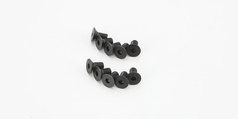 KYOSHO FLAT HEAD COUNTERSUNK SCREWS, HEX M3 x 6mm, (10), 1-S33006H