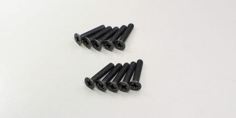 KYOSHO FLAT HEAD COUNTERSUNK SCREWS M3 x 16mm, (10) 1-S33016