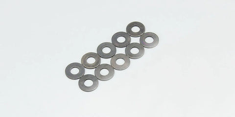 KYOSHO, WASHERS, M3 x 8mm x 0.5mm (10) 1-W300805