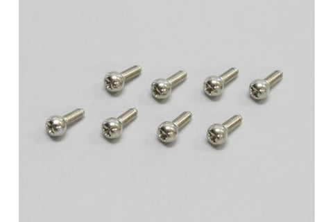 KYOSHO 5.8mm PILLOW BALLS, SILVER COLOUR, 8 pieces, 1284B