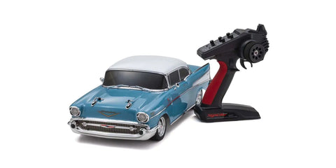 KYOSHO FAZER MK2 (L) CHEVY BEL AIR COUPE 1957 Turquoise 1:10 Readyset: 34433T1B