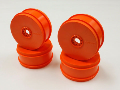 KYOSHO INFERNO MP10 MP9 TKI4, TKI3, DISH WHEELS ORANGE (4), IFH006KO