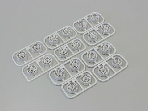 KYOSHO Mini-Z, MR02 MR03, RAYS RE30 WHITE MULTI OFFSET WHEEL SETS (20) MZH131W