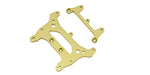 KYOSHO LEGENDARY SERIES, TURBO OPTIMA, JAVELIN, FRONT & REAR STAYS, GOLD, OT217G