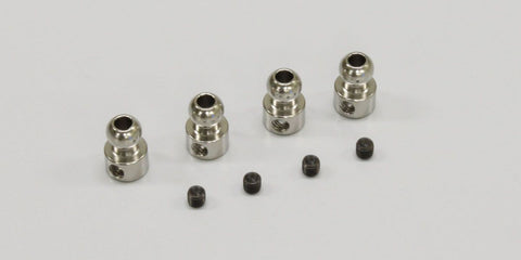 KYOSHO 5.8mm HARD BALL JOINTS, 2.8mm HOLE, (4), 92053