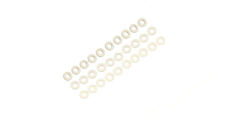 KYOSHO SHIMS 2 x 4mm 0.1, 0.2, 0.3, 10 x EACH 96640