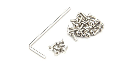 KYOSHO MINI-Z AWD, BUTTON HEX SCREW SET (NICKLE) MDW020