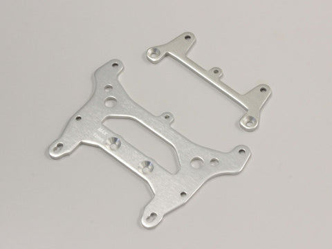 KYOSHO LEGENDARY SERIES, OPTIMA, JAVELIN, FRONT & REAR STAYS, SILVER, OT217S