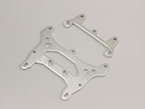 KYOSHO LEGENDARY SERIES, OPTIMA, JAVELIN, FRONT & REAR STAYS, SILVER, UNPACKAGED, OT217S