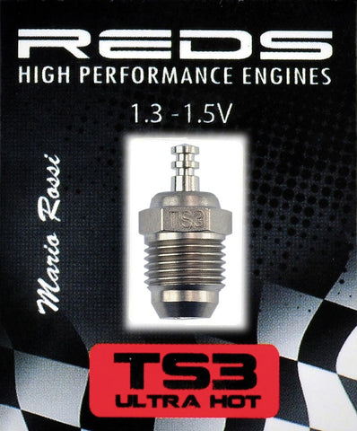 REDS RACING GLOW PLUG TS3 ULTRA HOT TURBO OFFROAD REDTS3