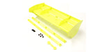 KYOSHO INFERNO MP9, MP10, NYLON REAR WING (YELLOW), IF491KYB