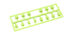 KYOSHO INFERNO MP10, SUSPENSION BUSH SET GREEN, IF616KG