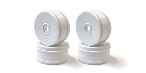 KYOSHO INFERNO MP10 MP9 TKI4, TKI3, DISH WHEELS WHITE (4), IFH006W