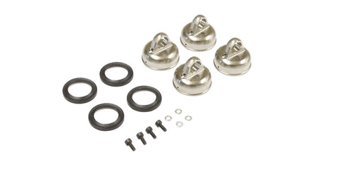 KYOSHO INFERNO MP9 MP10, AERATION THREADED SHOCK CAPS (4) IFW469B