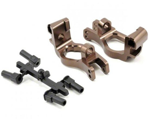 KYOSHO INFERNO MP10 MP9, ALLOY 13 DEG FRONT HUB CARRIERS, IFW412