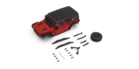 KYOSHO MINI-Z JEEP WRANGLER RUBICON Red, BODYSHELL, MXB01R