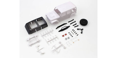 KYOSHO MINI-Z JEEP WRANGLER RUBICON MX01 (WHITE BODY SET), MXN01