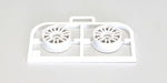 KYOSHO Mini-Z, WHEELS SET WHITE, MR03 - NARROW 0 OFFSET (2) MZH131W-N0