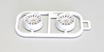 KYOSHO Mini-Z, WHEELS SET WHITE, MR03 - NARROW 1.5 OFFSET (2) MZH131W-N15