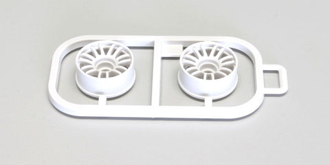 KYOSHO Mini-Z, WHEELS SET WHITE, MR03 - NARROW 1.5 OFFSET (2) MZH131W-N15