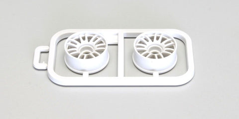 KYOSHO Mini-Z, WHEELS SET WHITE, MR03 - NARROW 1 OFFSET (2) MZH131W-N1